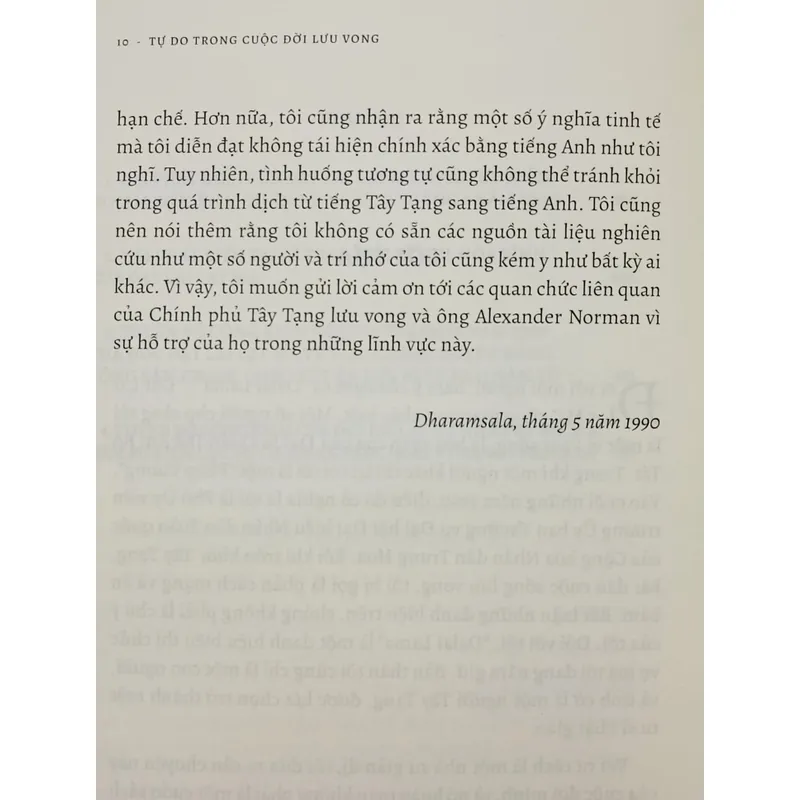 Tự Do Trong Cuộc Đời Lưu Vong (Dalai Lama) - Ảnh 8